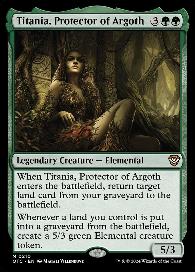 Titania, Protector of Argoth (Outlaws of Thunder Junction Commander)