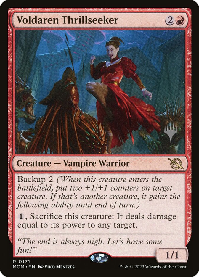 Voldaren Thrillseeker (March of the Machine Promos)