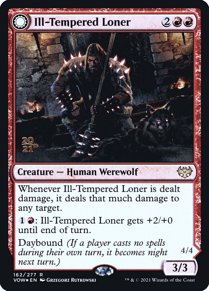 Ill-Tempered Loner (Innistrad: Crimson Vow Promos)