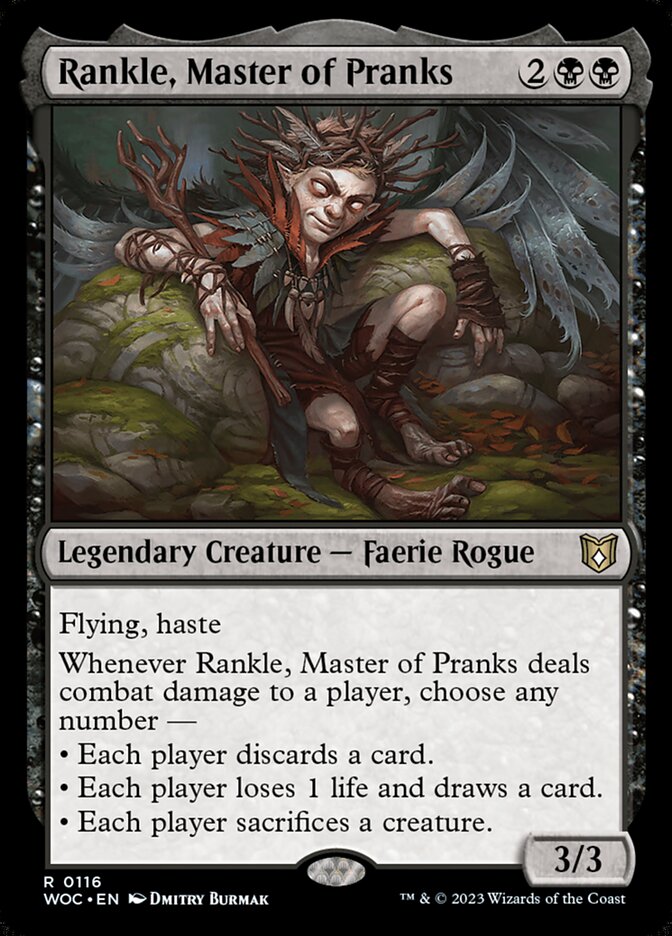 Rankle, Master of Pranks (Wilds of Eldraine Commander)