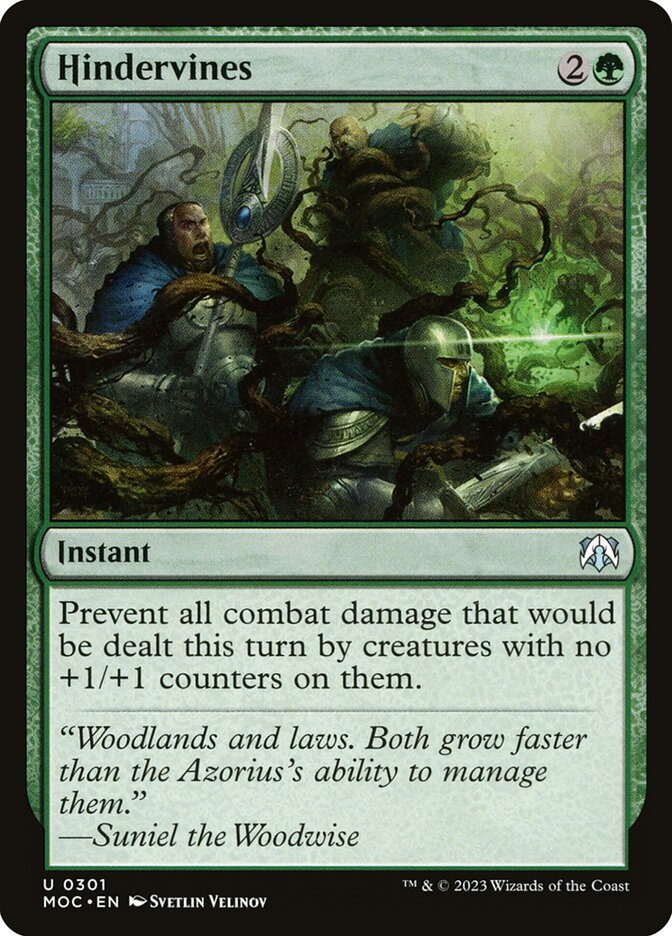 Hindervines (March of the Machine Commander)