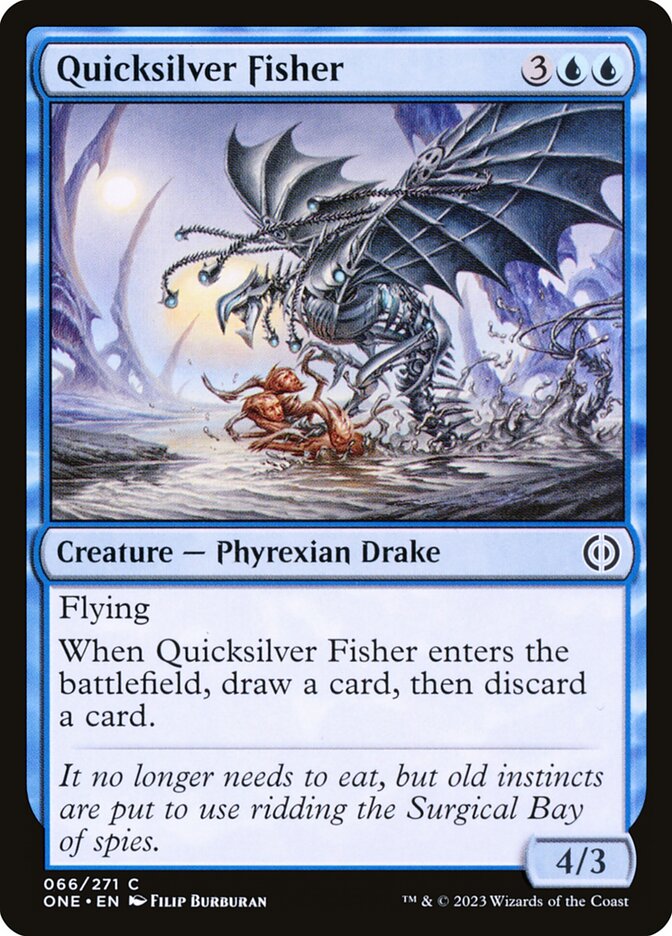 Quicksilver Fisher (Phyrexia: All Will Be One)