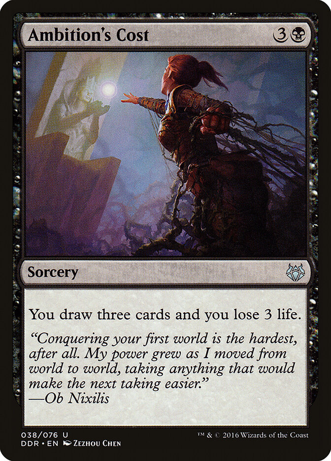 Ambition's Cost (Duel Decks: Nissa vs. Ob Nixilis)