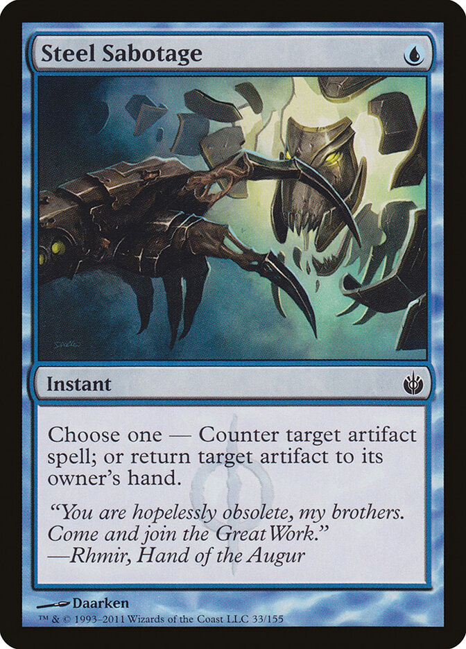 Steel Sabotage (Mirrodin Besieged)