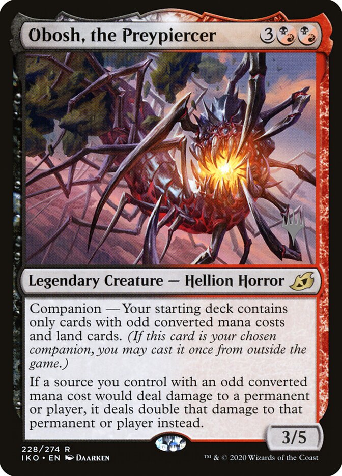 Obosh, the Preypiercer (Ikoria: Lair of Behemoths Promos)