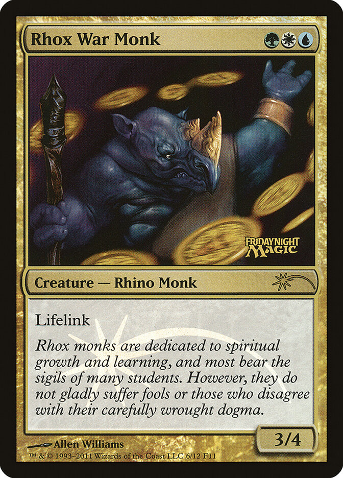 Rhox War Monk (Friday Night Magic 2011)