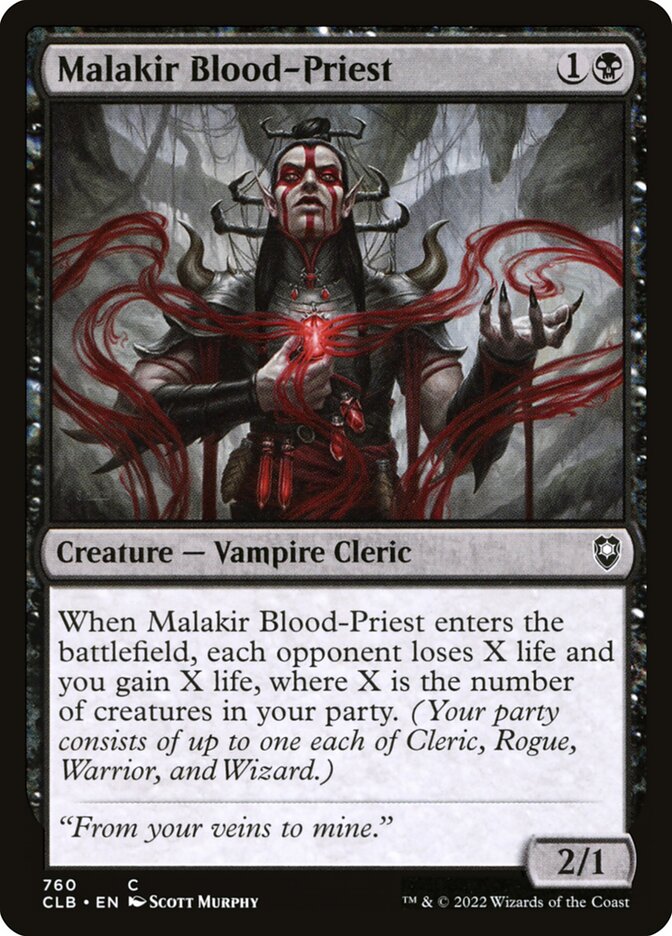 Malakir Blood-Priest (Commander Legends: Battle for Baldur's Gate)