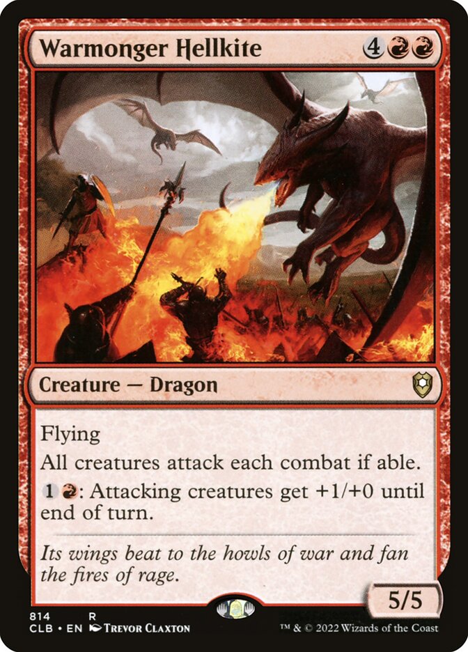 Warmonger Hellkite (Commander Legends: Battle for Baldur's Gate)