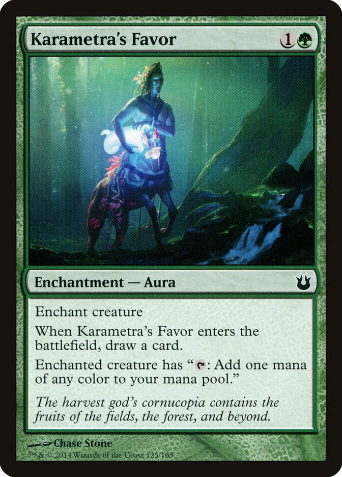 Karametra's Favor (Born of the Gods)