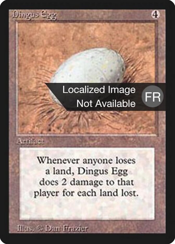 Dingus Egg (Foreign Black Border)