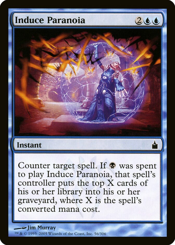 Induce Paranoia (Ravnica: City of Guilds)