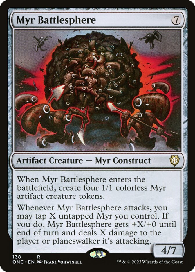 Myr Battlesphere (Phyrexia: All Will Be One Commander)