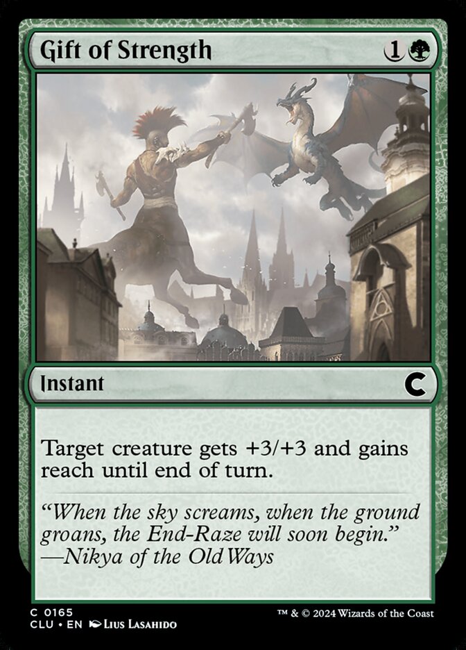 Gift of Strength (Ravnica: Clue Edition)