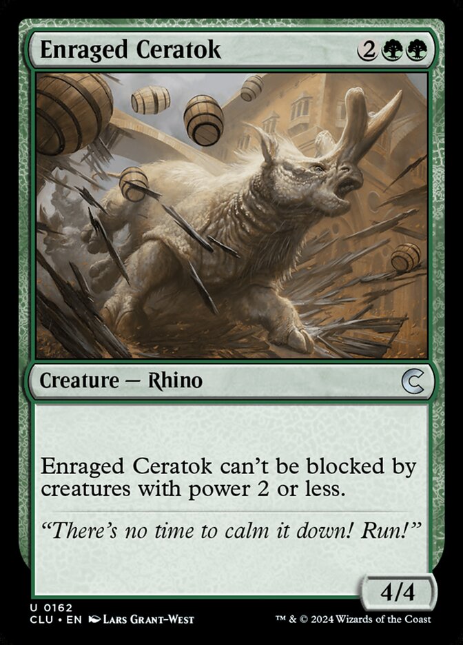 Enraged Ceratok (Ravnica: Clue Edition)