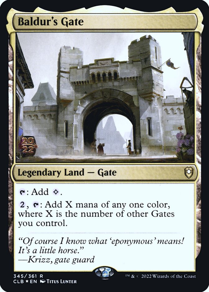 Baldur's Gate (Battle for Baldur's Gate Promos)