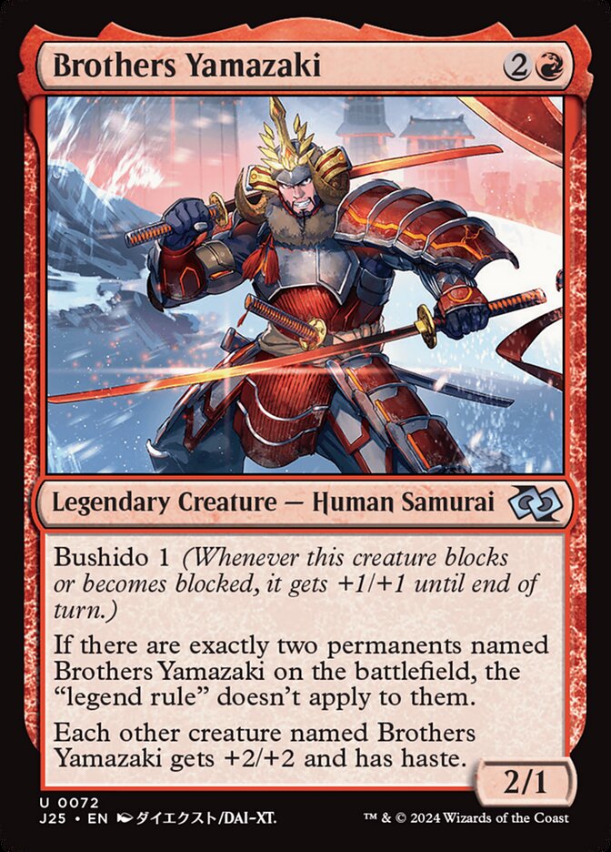 Brothers Yamazaki (Foundations Jumpstart)