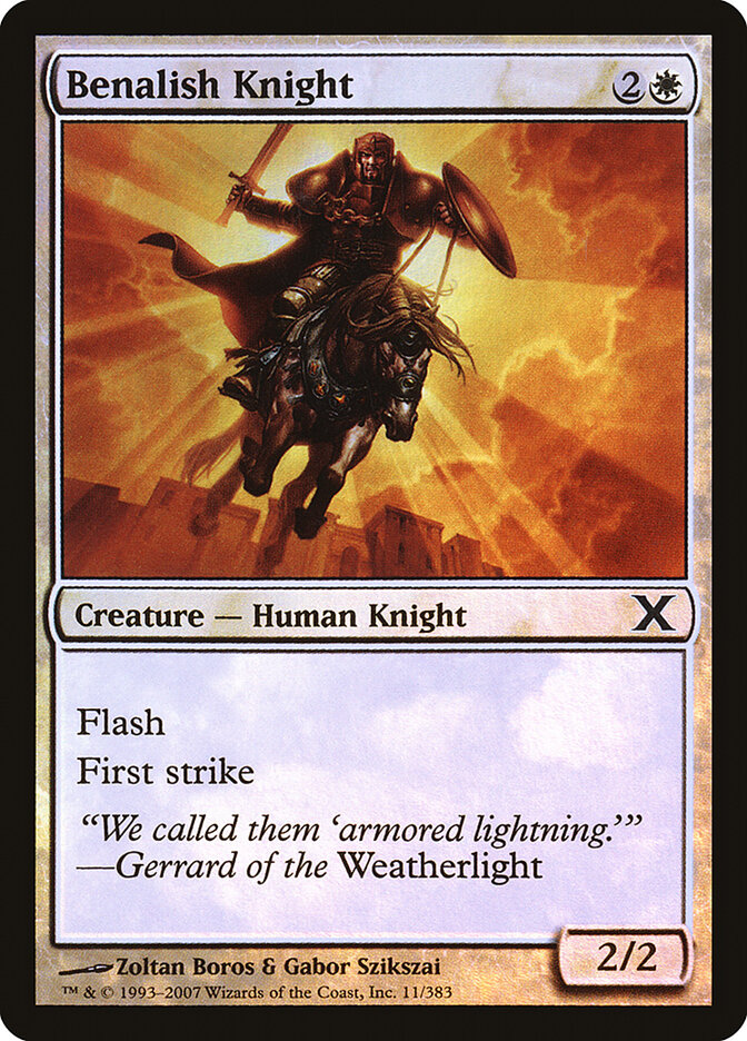 Benalish Knight (Tenth Edition)