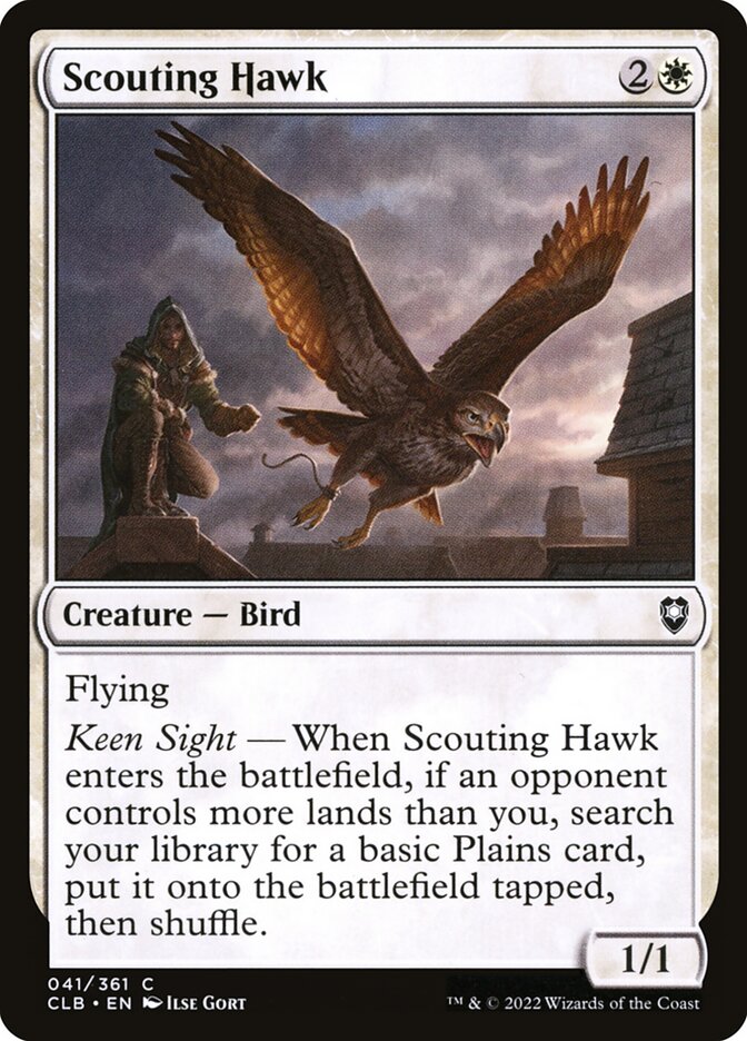 Scouting Hawk (Commander Legends: Battle for Baldur's Gate)
