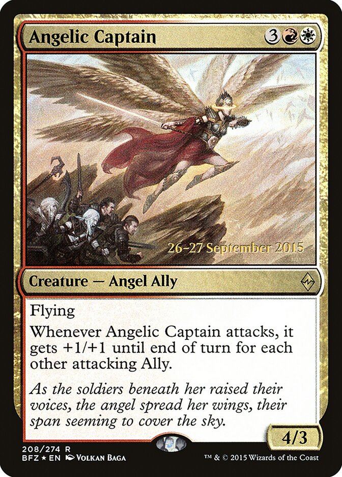Angelic Captain (Battle for Zendikar Promos)
