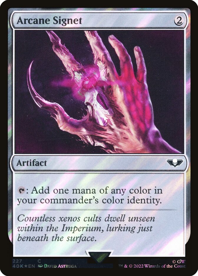 Arcane Signet (Warhammer 40,000 Commander)