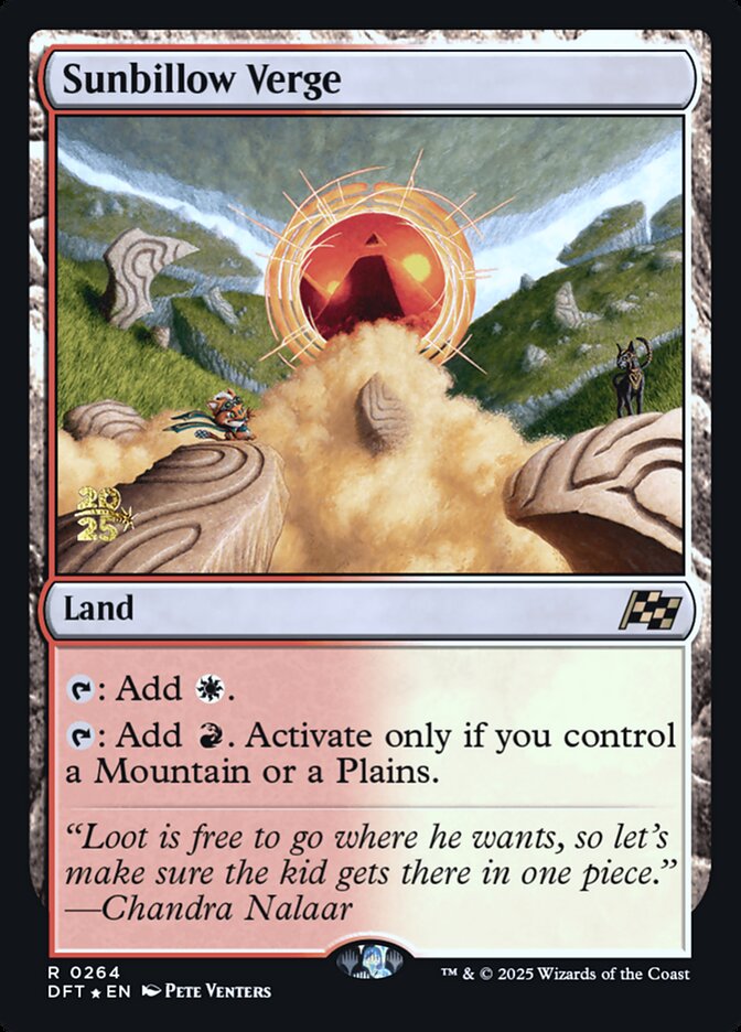 Sunbillow Verge (Aetherdrift Promos)