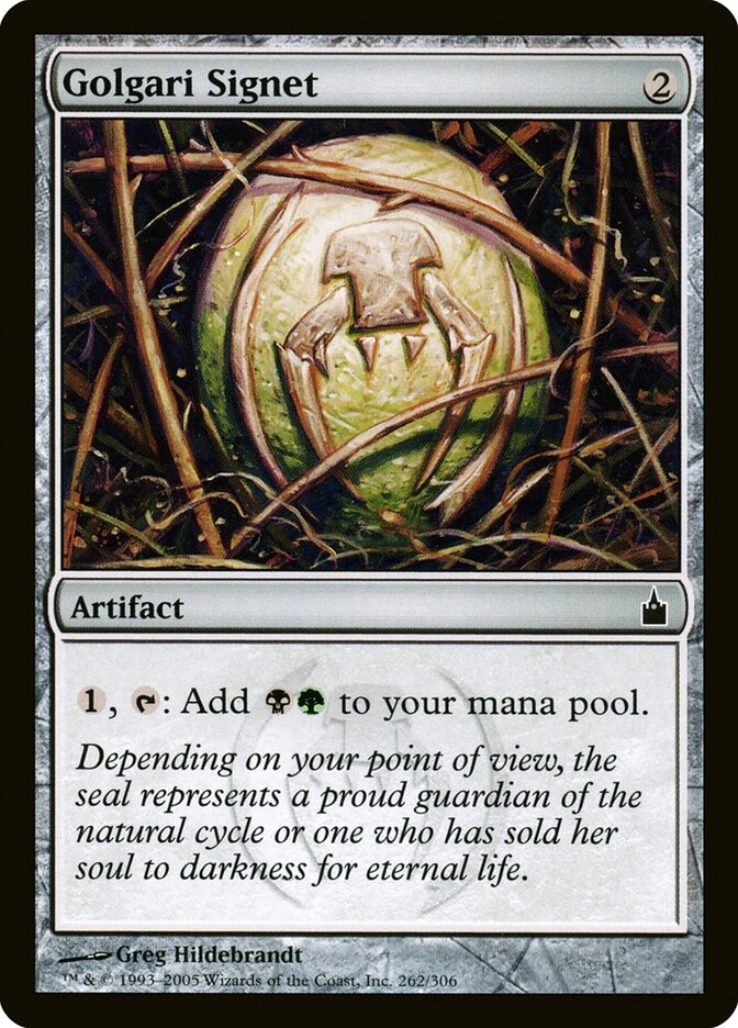 Golgari Signet (Ravnica: City of Guilds)