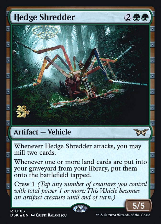 Hedge Shredder (Duskmourn: House of Horror Promos)