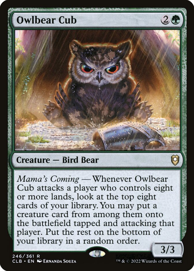 Owlbear Cub (Commander Legends: Battle for Baldur's Gate)