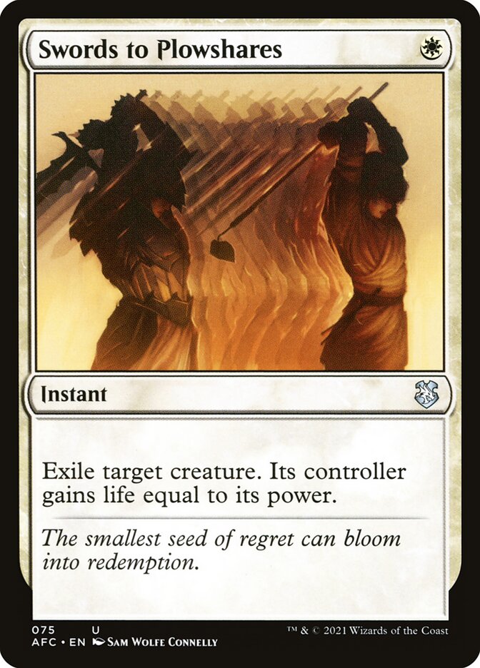 Swords to Plowshares (Forgotten Realms Commander)