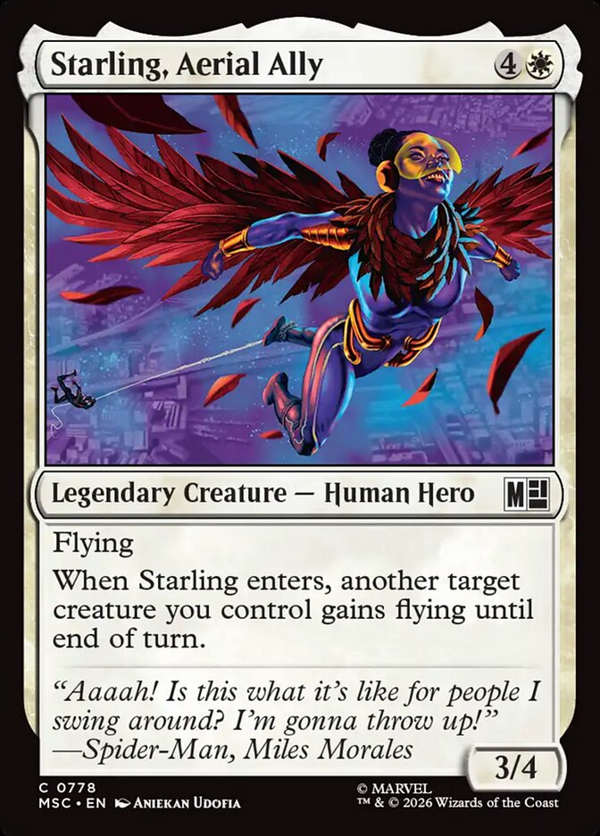 Starling, Aerial Ally (Marvel Super Heroes Commander)