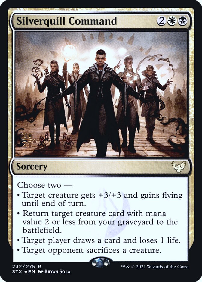 Silverquill Command (Strixhaven: School of Mages Promos)