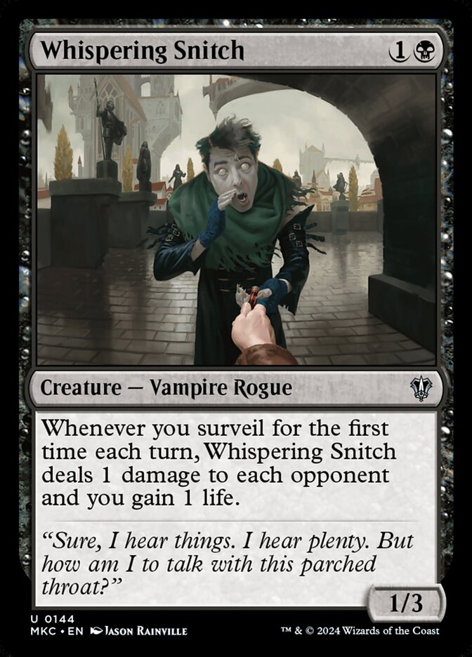 Whispering Snitch (Murders at Karlov Manor Commander)