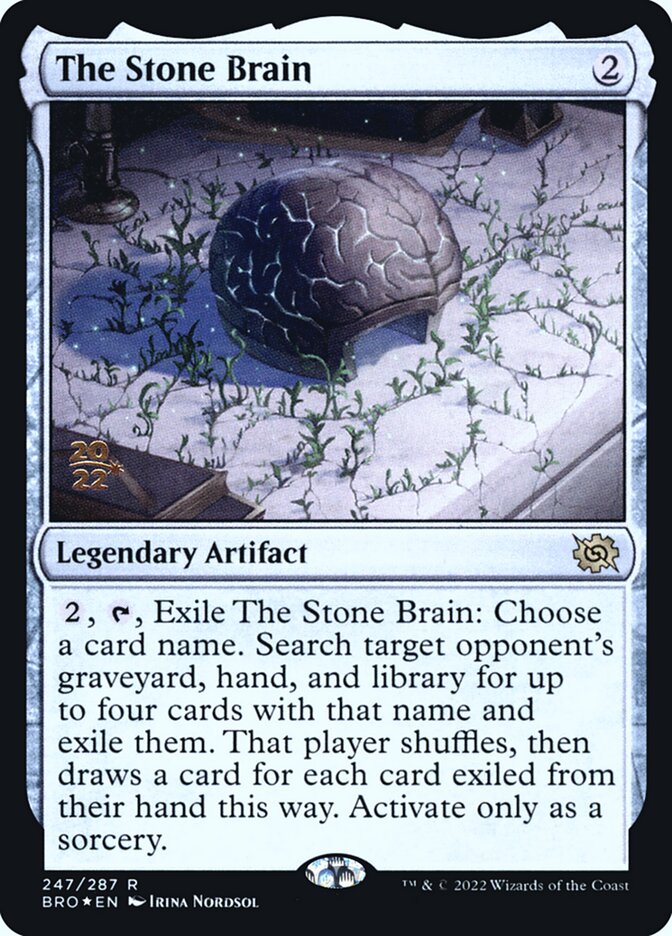 The Stone Brain (The Brothers' War Promos)