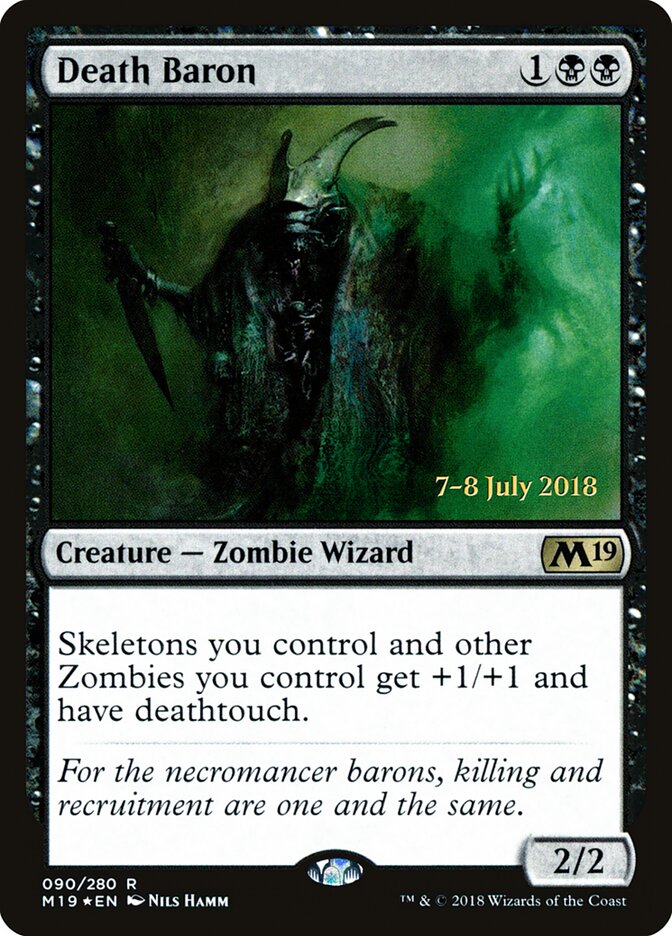 Death Baron (Core Set 2019 Promos)