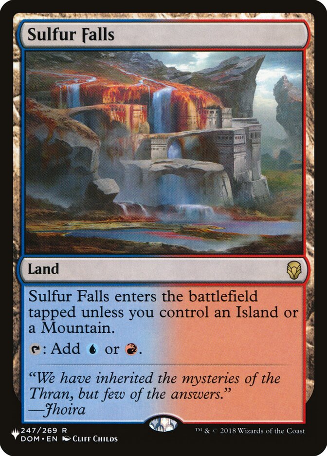 Sulfur Falls (The List)