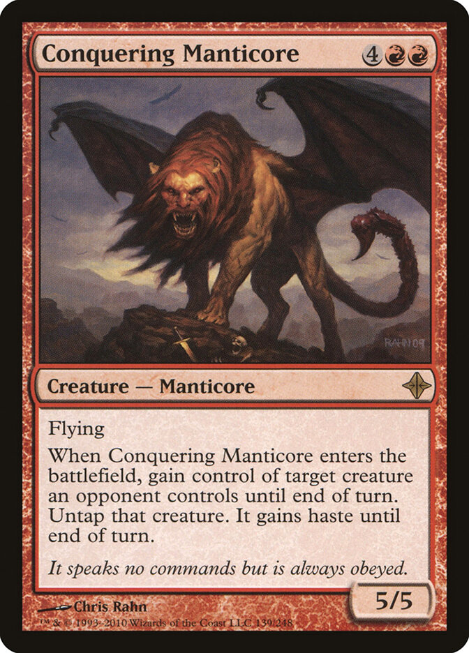 Conquering Manticore (Rise of the Eldrazi)