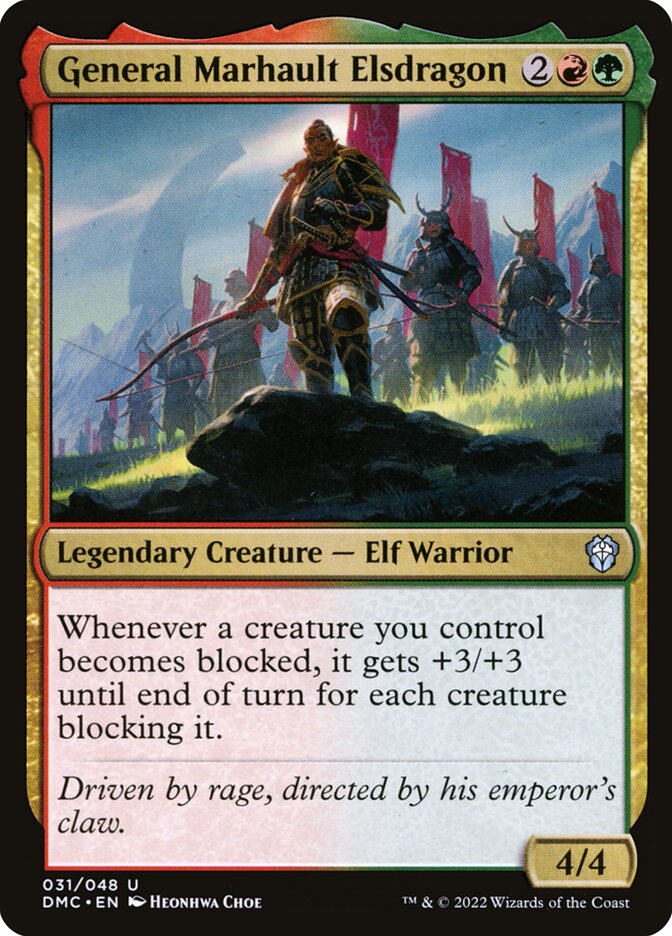 General Marhault Elsdragon (Dominaria United Commander)