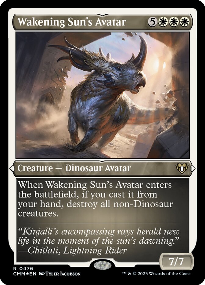 Wakening Sun's Avatar (Commander Masters)