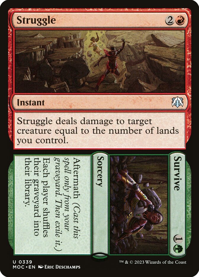 Struggle // Survive (March of the Machine Commander)