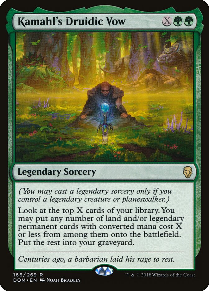 Kamahl's Druidic Vow (Dominaria)