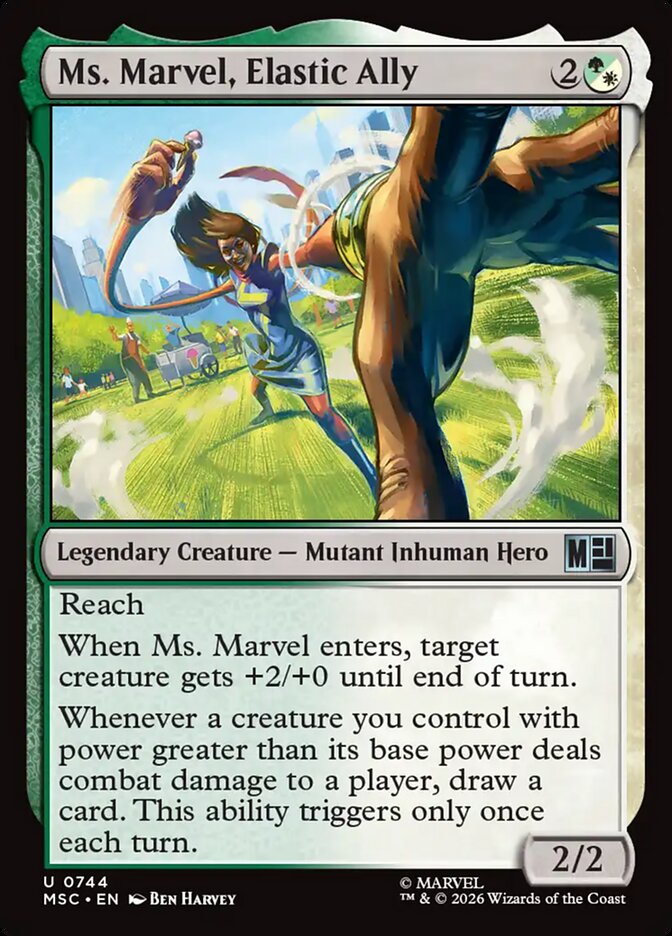 Ms. Marvel, Elastic Ally (Marvel Super Heroes Commander)