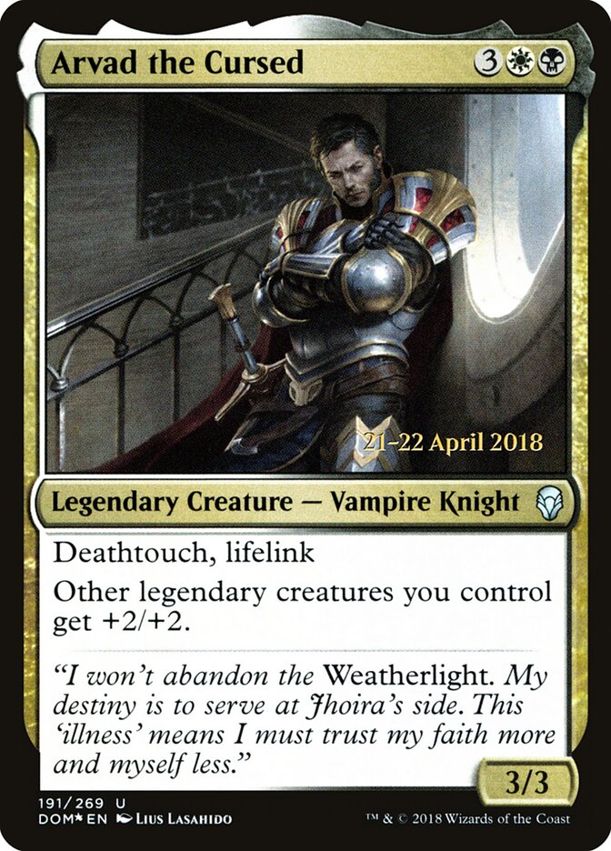 Arvad the Cursed (Dominaria Promos)