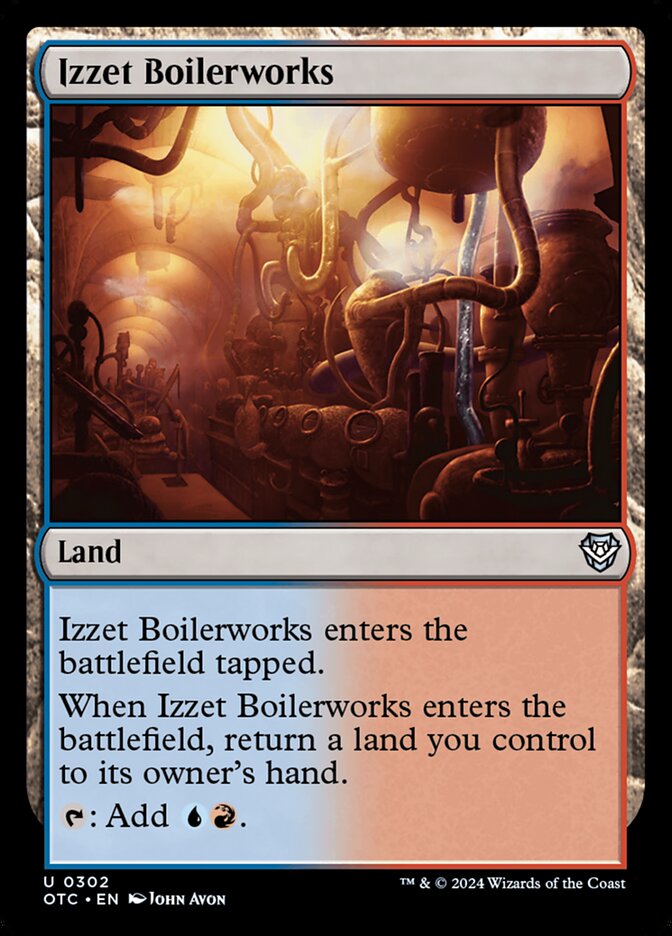 Izzet Boilerworks (Outlaws of Thunder Junction Commander)