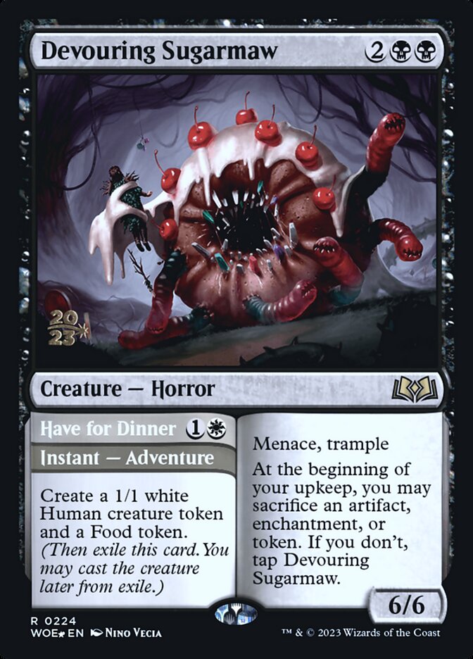 Devouring Sugarmaw // Have for Dinner (Wilds of Eldraine Promos)