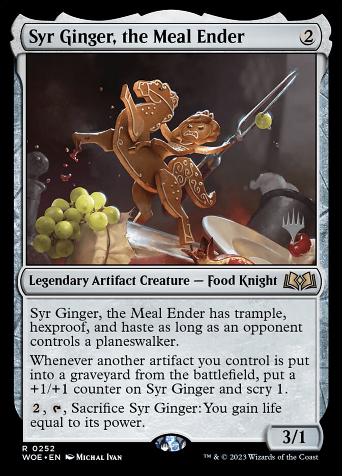 Syr Ginger, the Meal Ender (Wilds of Eldraine Promos)