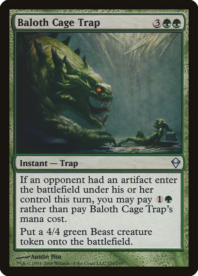 Baloth Cage Trap (Zendikar)