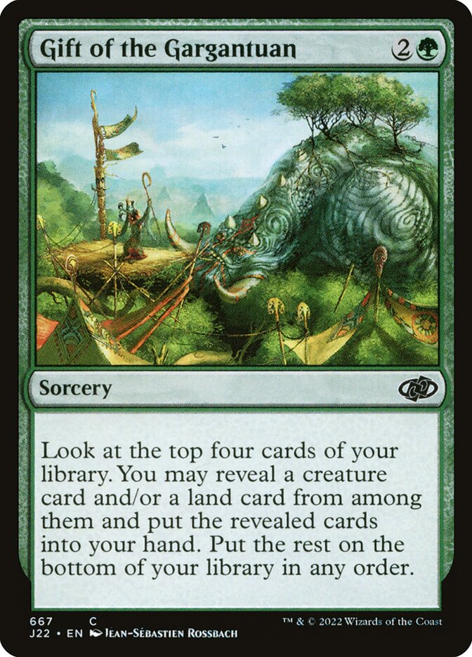 Gift of the Gargantuan (Jumpstart 2022)