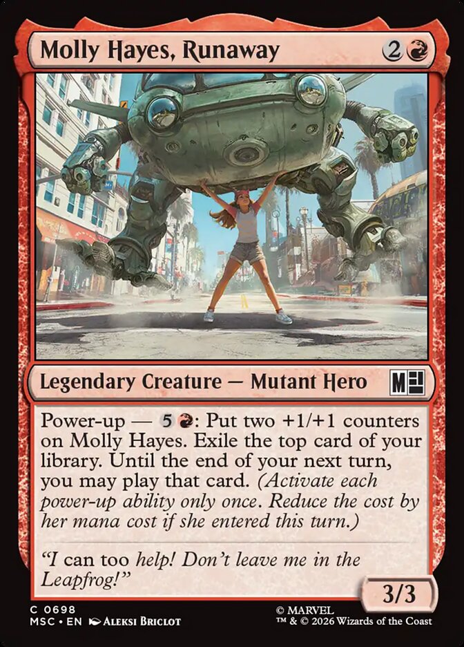 Molly Hayes, Runaway (Marvel Super Heroes Commander)