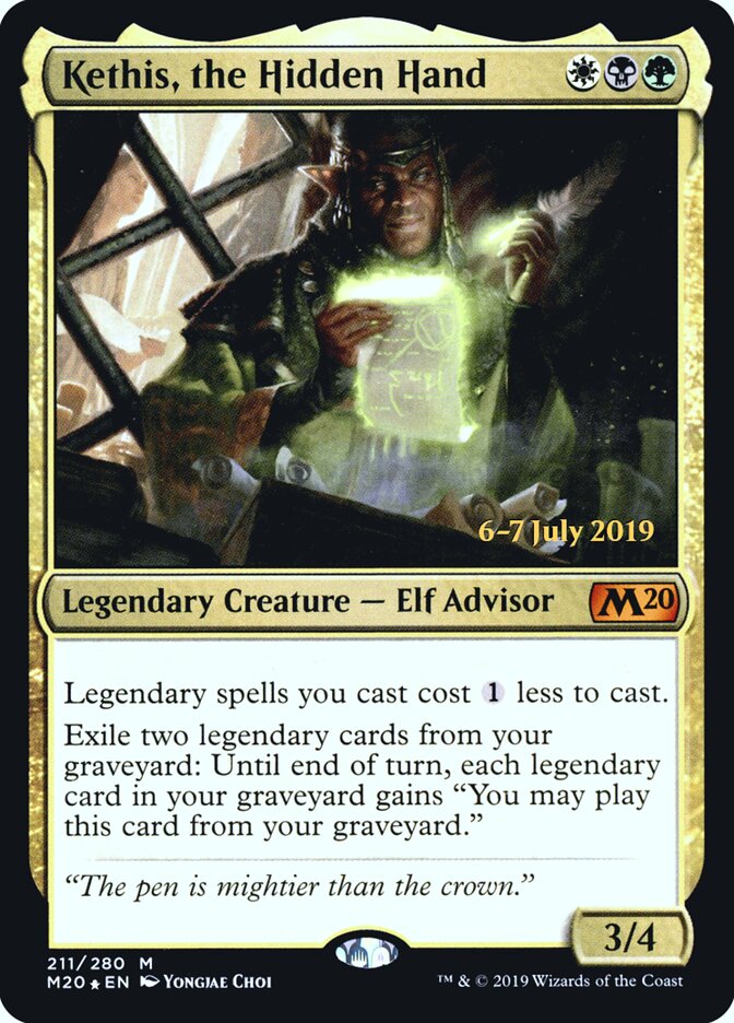 Kethis, the Hidden Hand (Core Set 2020 Promos)