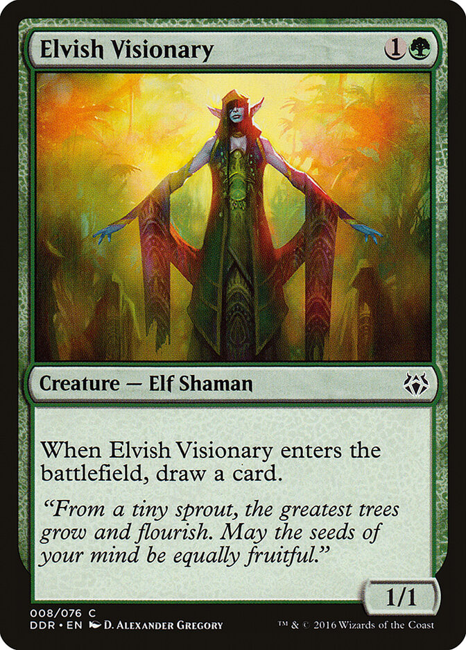 Elvish Visionary (Duel Decks: Nissa vs. Ob Nixilis)